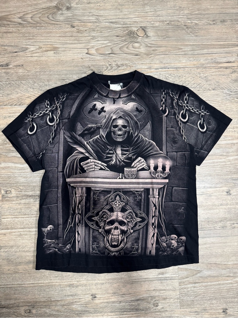 All over print Skull Reaper Tee